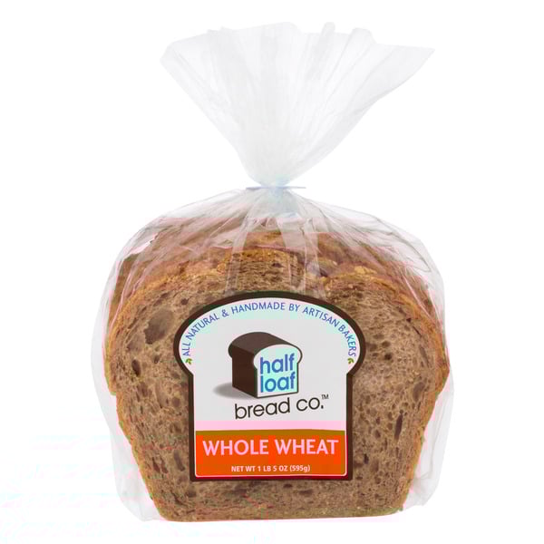 Save on Half Loaf Bread Co. Whole Wheat Bread Order Online ...