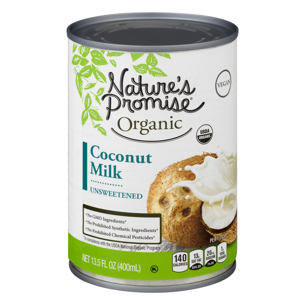 Nature's Promise Organic Unsweetened Coconut Milk