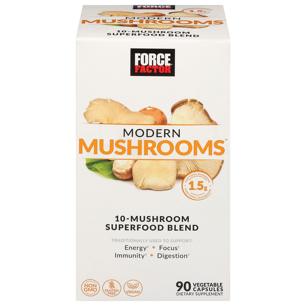 Force Factor Modern Mushrooms Vegetable Capsules