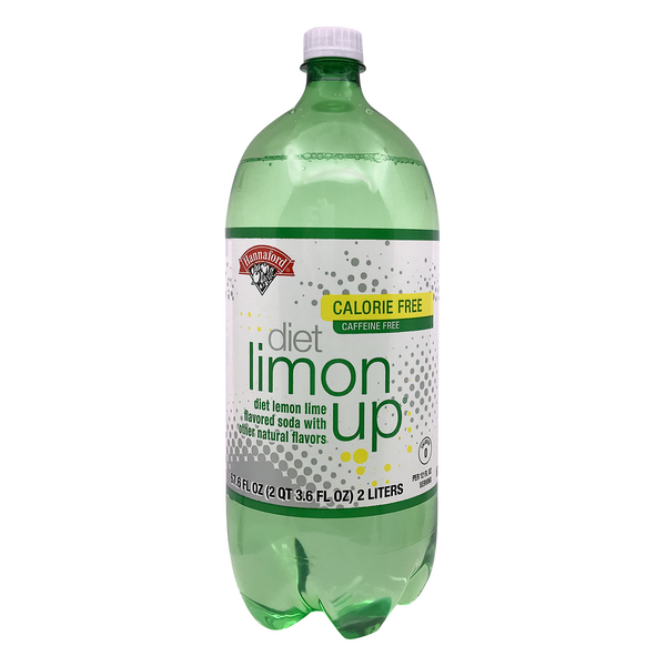 Hannaford Diet Limon Up Soda Caffeine Free