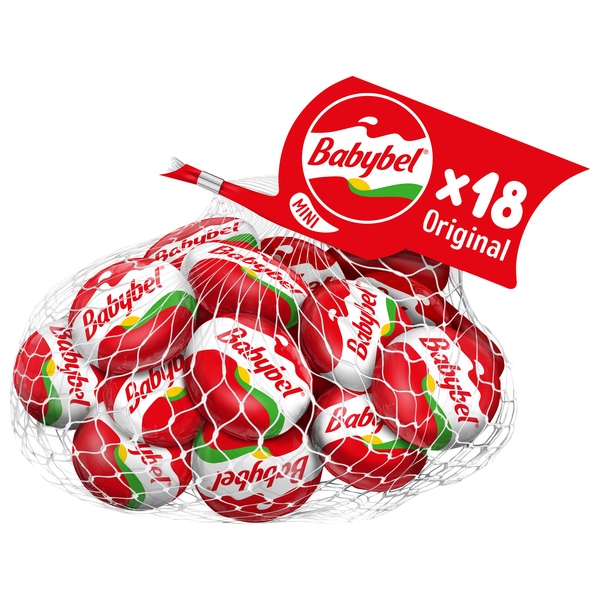 Babybel Mini Original Semi-Soft Snack Cheese - 18 ct