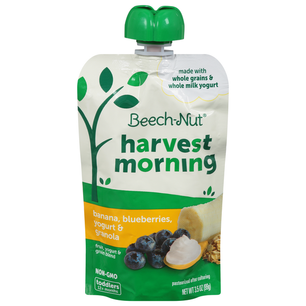 Save on BeechNut Harvest Morning Baby Food Banana Blueberry Yogurt & Granola Order Online