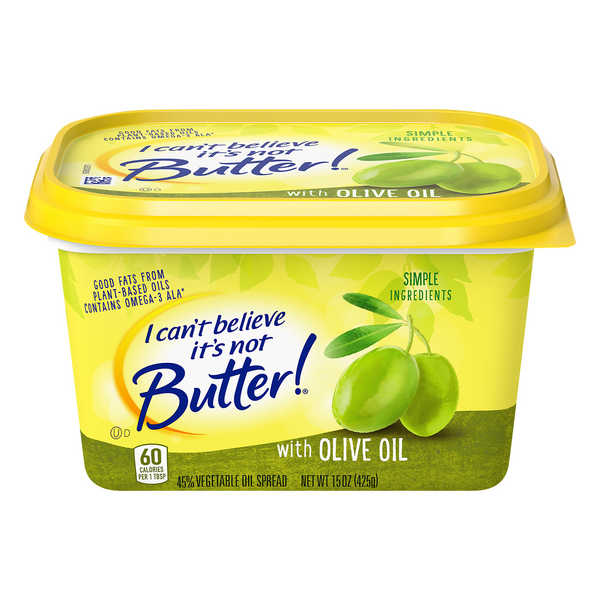 I Can't Believe It's Not Butter! Vegetable Oil Spread with Olive Oil
