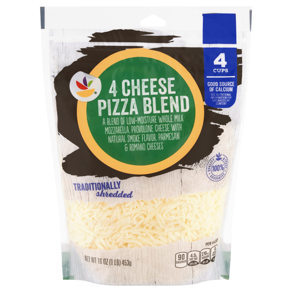 Stop & Shop Tradionally Shredded 4 Cheese Pizza Blend