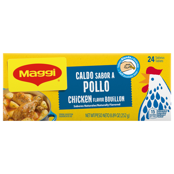 Maggi Chicken Flavor Bouillon Tablets - 24 ct