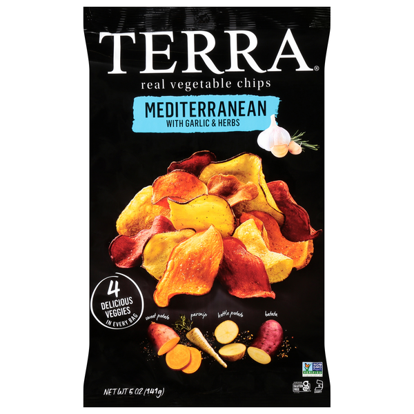 Terra Mediterranean with Garlic Herbs Real Vegetable Chips