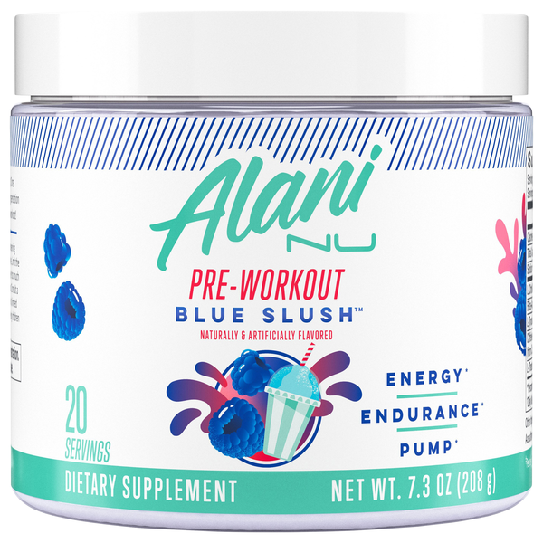Alani Nu Blue Slush Pre-Workout Powder