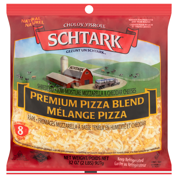 Schtark Kosher Shredded Premium Pizza Blend Cheese
