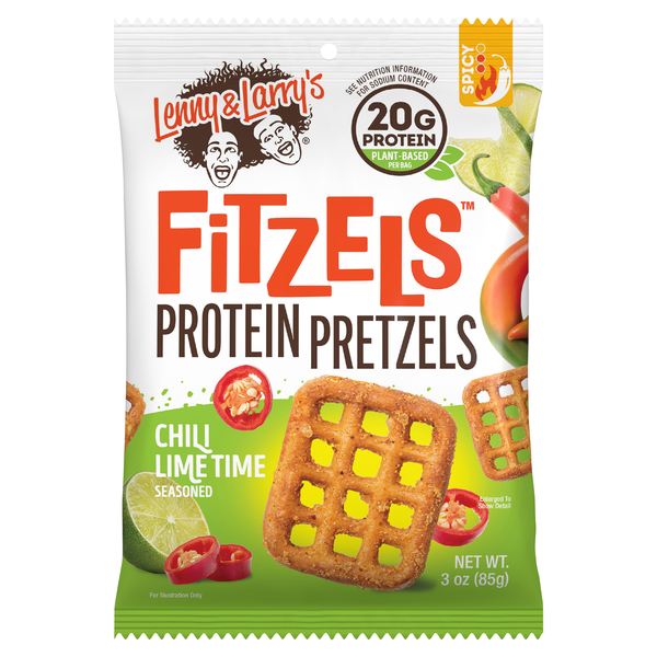 Lenny & Larry's FITZELS Chili Lime Time Protein Pretzels