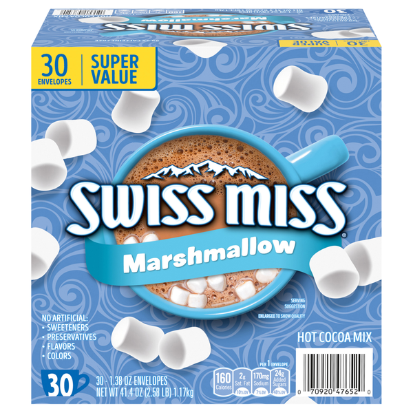 Swiss Miss Marshmallow Hot Cocoa Mix Super Value Pack - 30 ct