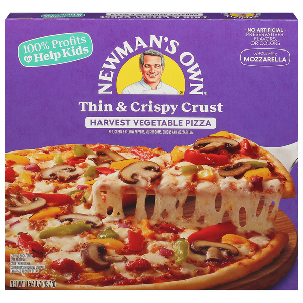 Newman's Own Thin & Crispy Harvest Vegetable Pizza Frozen