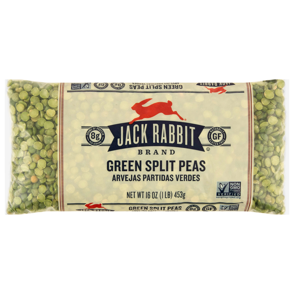 Jack Rabbit Brand Green Split Peas