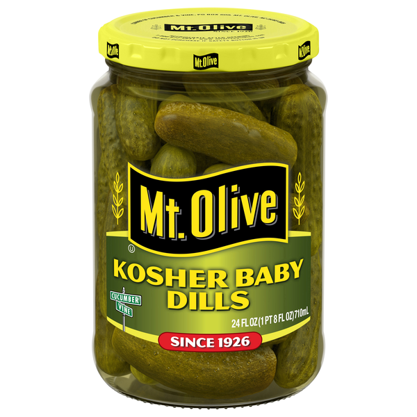Mt. Olive Kosher Baby Dill Pickles