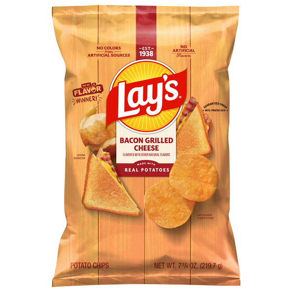 Lay's Bacon Grilled Cheese Potato Chips