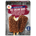 Our Brand Toffee Ice Cream Bars - 12 ct