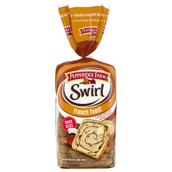 Pepperidge Farm Swirl French Toast Thick Sliced Bread