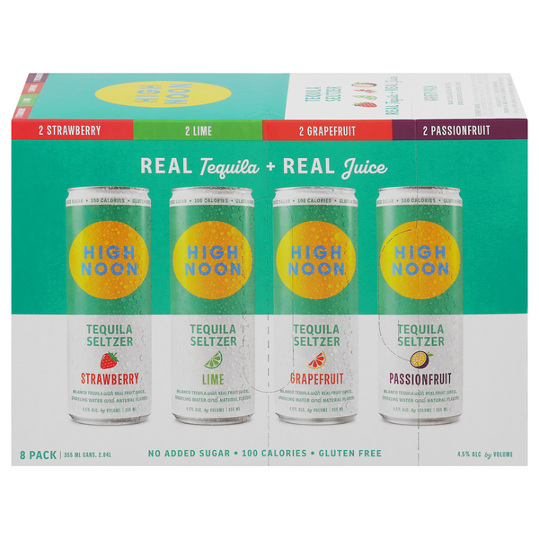 High Noon Tequila Seltzer Variety Pack - 8 pk