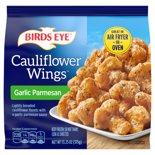 Birds Eye Garlic Parmesan Cauliflower Wings Frozen