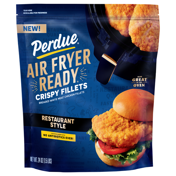 Perdue Air Fryer Ready Restaurant Style Crispy Chicken Fillets Frozen