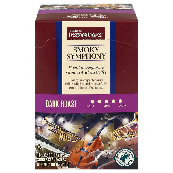 Taste of Inspirations Smoky Symphony Dark Roast Coffee Single Serve Cups