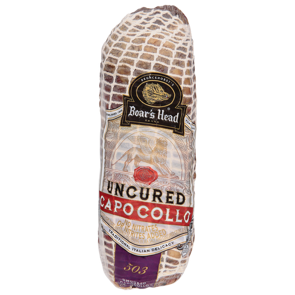 Save on Boar's Head Deli Capocollo Sweet (Regular Sliced) Order Online