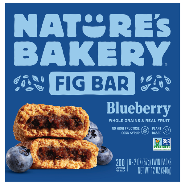 Nature's Bakery Blueberry Fig Bars - 6 ct