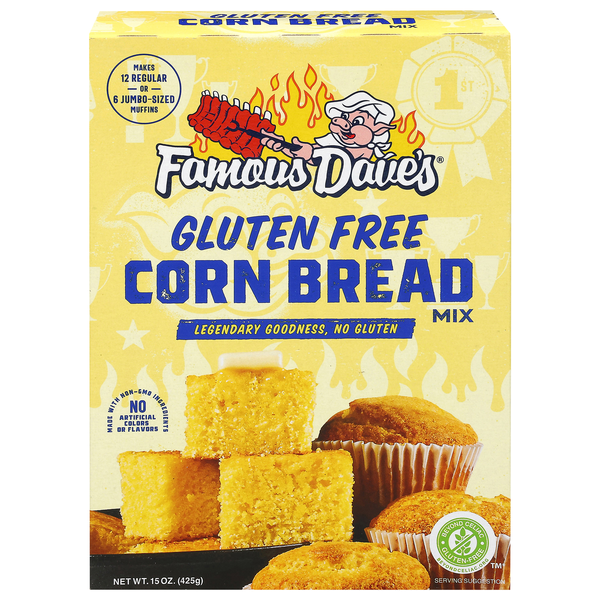 Famous Dave's Gluten Free Corn Bread Mix