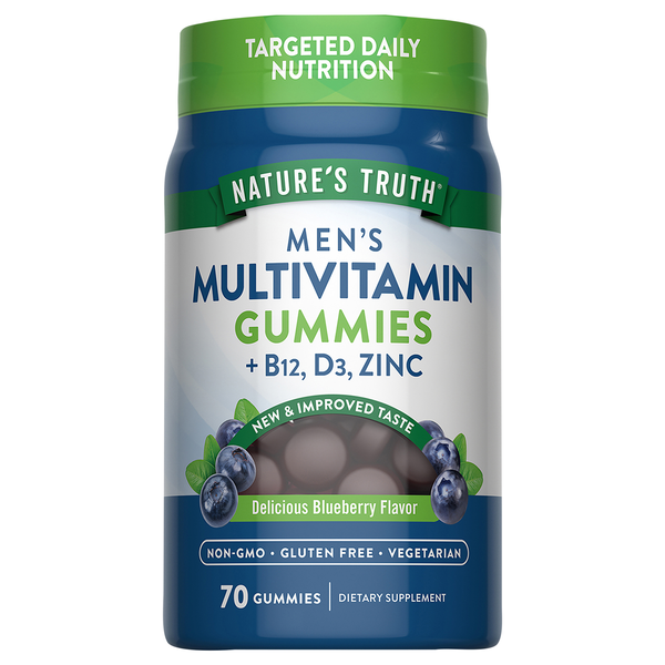 Nature's Truth Men's Blueberry Flavor Multivitamin Gummies