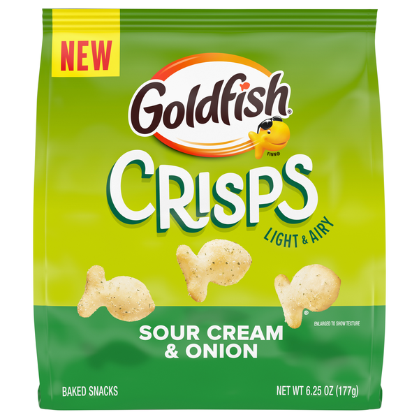 Goldfish Sour Cream & Onion Cracker Crisps