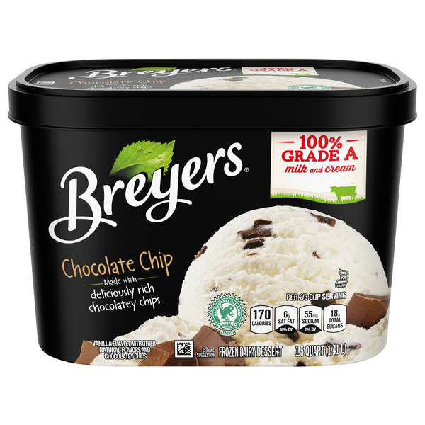 Breyers Chocolate Chip Frozen Dairy Dessert