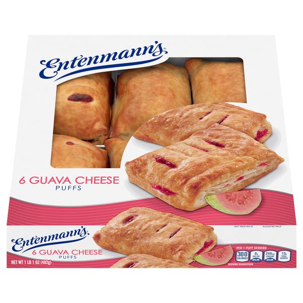 Entenmann's Guava Cheese Puffs - 6 ct