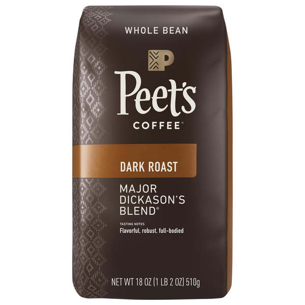 Peet's Major Dickason's Blend Dark Roast Whole Bean Coffee