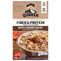 Quaker Maple & Brown Sugar Fiber & Protein Instant Oatmeal - 8 ct