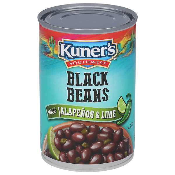 Kuner's Southwest Mild Jalapenos & Lime Black Beans