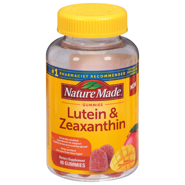 Save on Nature Made Lutein & Zeaxanthin Gummies Mango Order Online