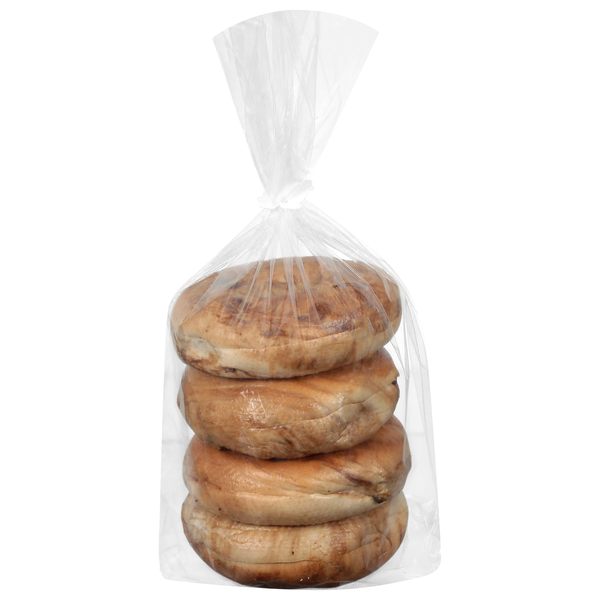 Food Lion Bakery Cinnamon Raisin Bagel - 4 ct