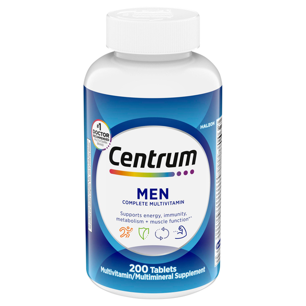 Centrum Men's Multivitamin MultiMineral Supplement Tablets