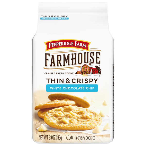 Pepperidge Farm Farmhouse Thin & Crispy White Chocolate Chip Cookies