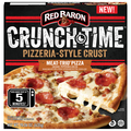 Red Baron Crunch Time Pizzeria Style Crust Meat Trio PIzza Frozen