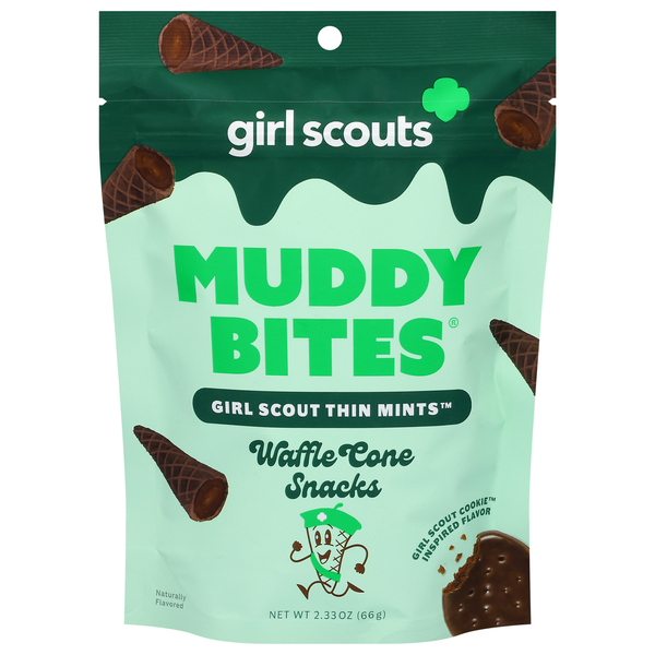 Muddy Bites Girl Scout Thin Mints Waffle Cone Snacks