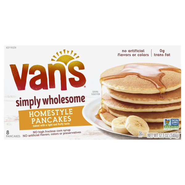 Van's Simply Wholesome Homestyle Pancakes - 8 ct