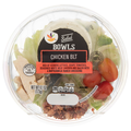 Giant Chicken BLT Salad Bowls w/Buttermilk Ranch Dressing