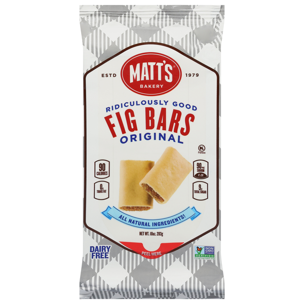 Matt's Original Fig Bars Dairy Free