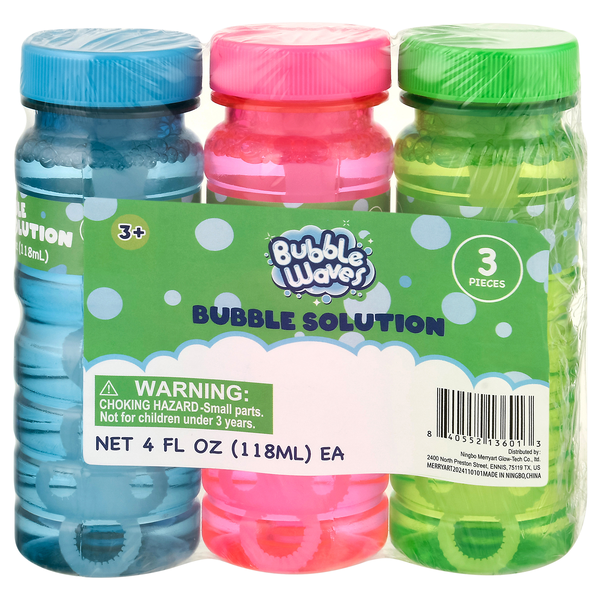 Bubble Waves Bubble Solution Ages 3+