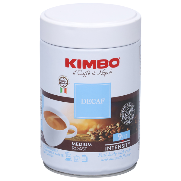 Kimbo Decaf Medium Roast Ground Coffee