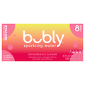 bubly Strawberry Sunset Sparkling Water - 8 pk
