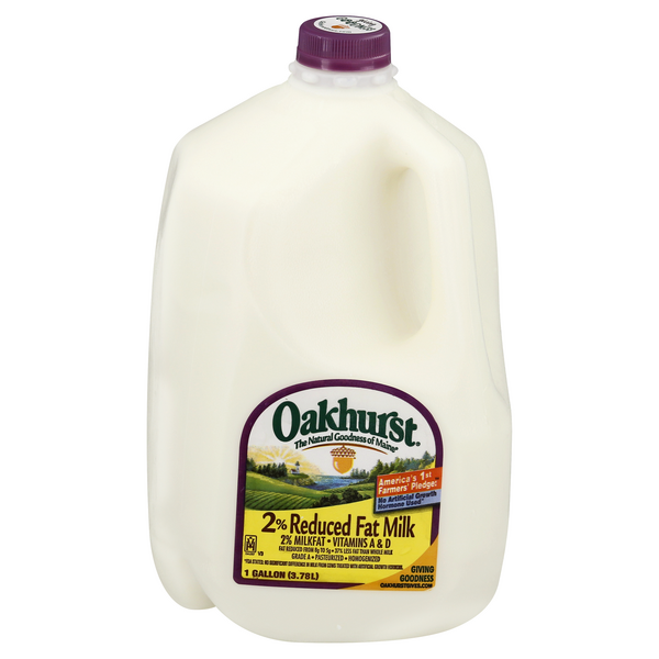 Oakhurst 2% Reduced Fat Milk