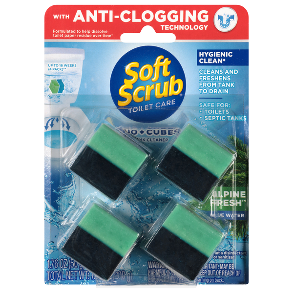 Soft Scrub Duo-Cubes Alpine Fresh In-Tank Toilet Bowl Cleaner - 4 ct