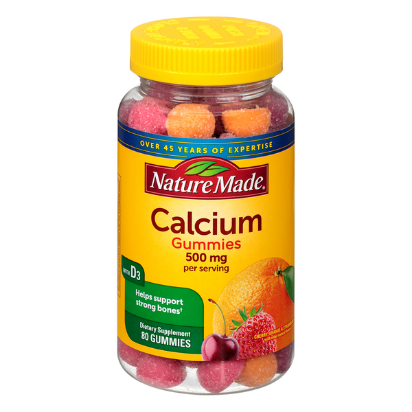 Save on Nature Made Adult Calcium Gummies Supplement Cherry Orange & Strawberry Order Online