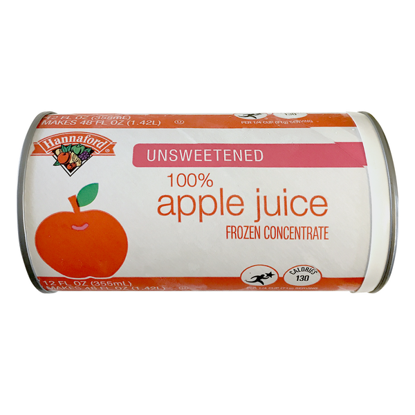 Hannaford Unsweetened Apple Juice Frozen Concentrate